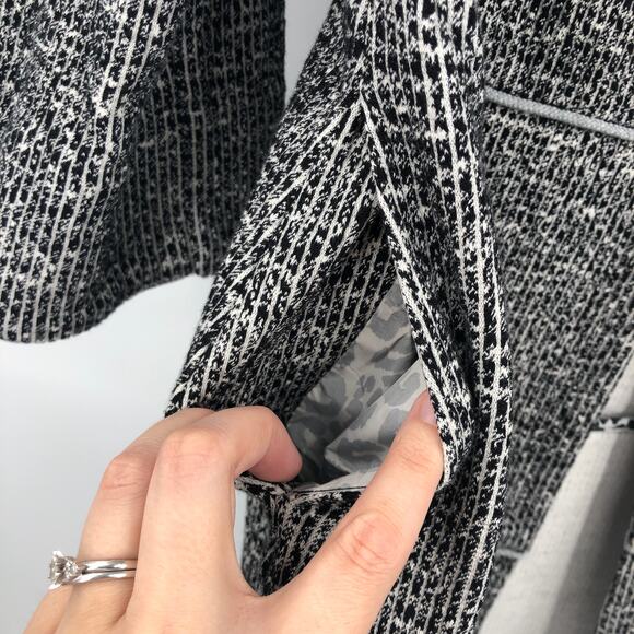 Cabi Gray 5299 3/4 Sleeve Pockets Hook & Eye Lightweight The Times Jacket Coat - Picture 7 of 9